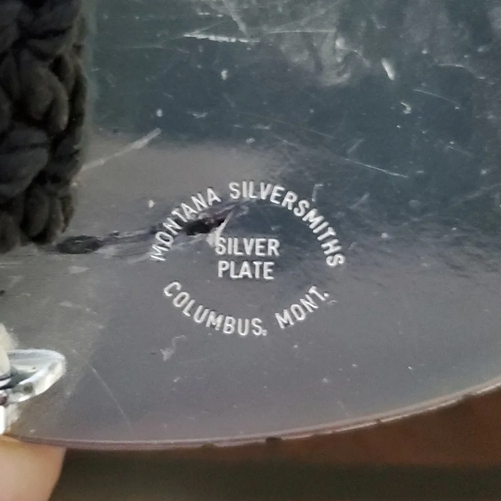 Montana Silversmiths B Western Belt Buckle w/belt‎